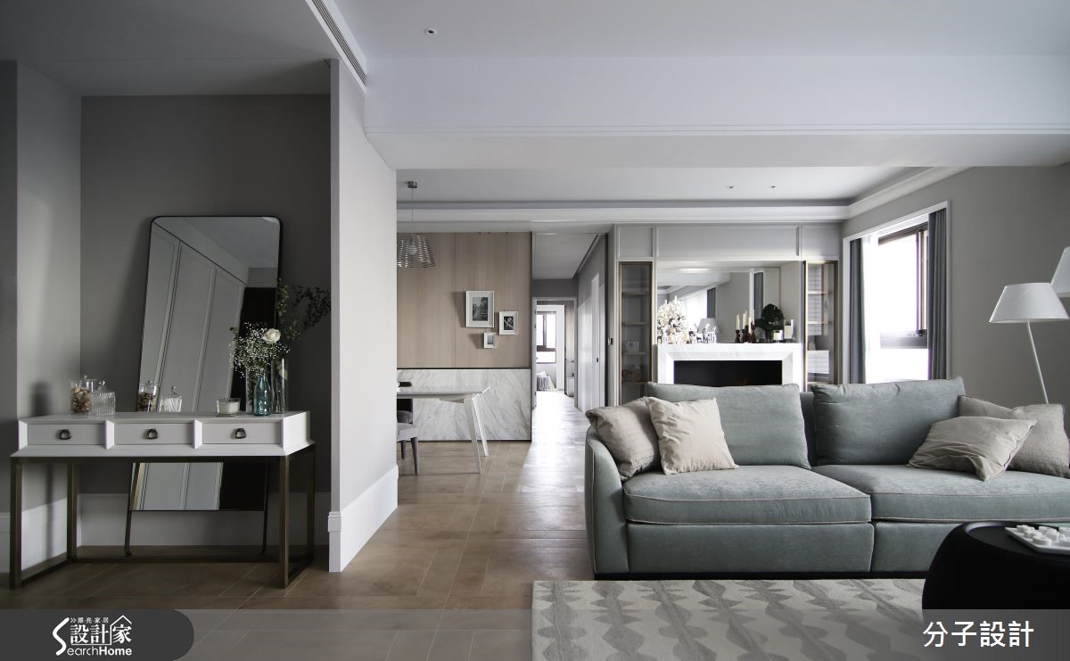 52 坪北歐風居家，設計師於公領域融入開放式規劃，並